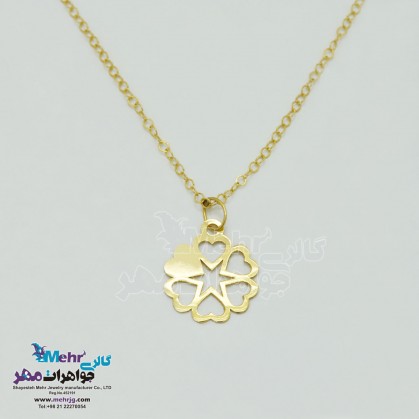 Gold Necklace - Heart Design-MM0991